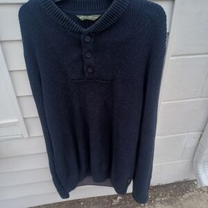Eddie bower men's sweater blue sz XL